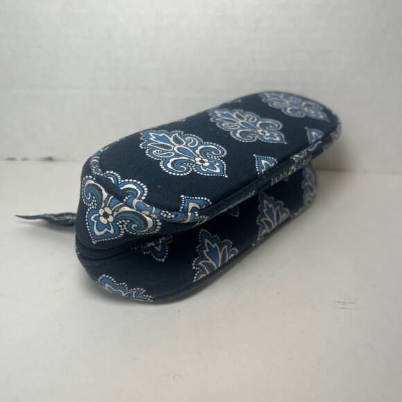 Vera Bradley Calypso Blue Sunglasses Eyeglass Zip Case Travel - Picture 3 of 5